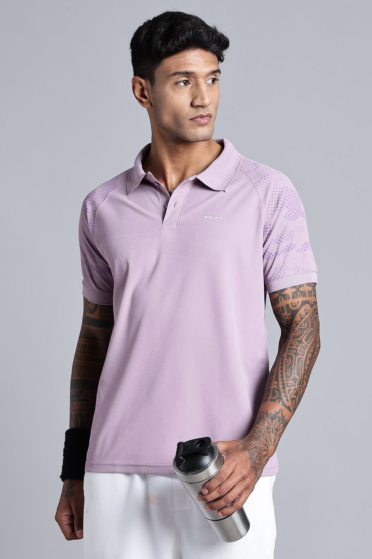 Performance Polo Tshirt - Purple