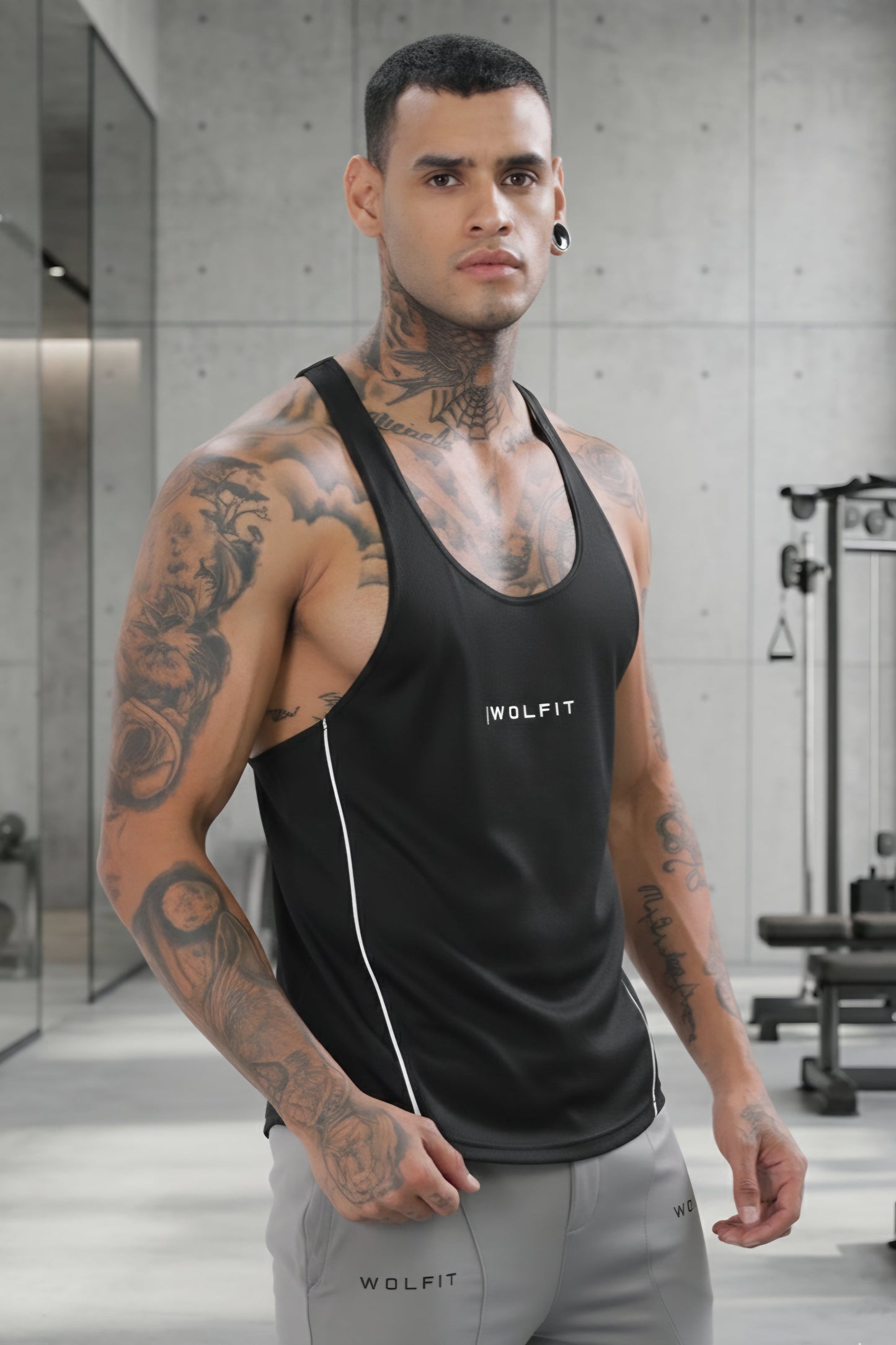 Wolfit Bold Stringer - Black