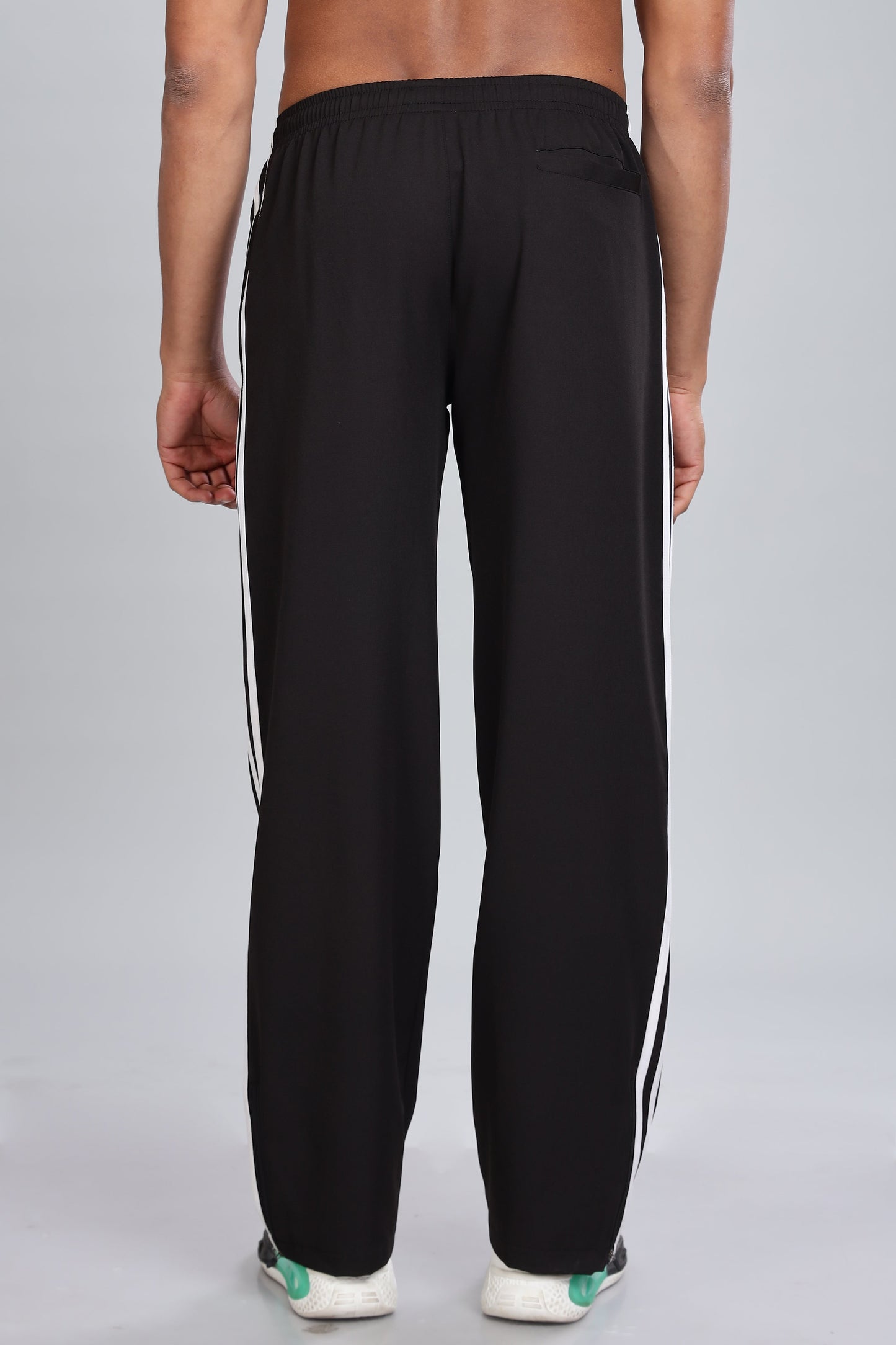 Retro Bootcut Trackpant - Black