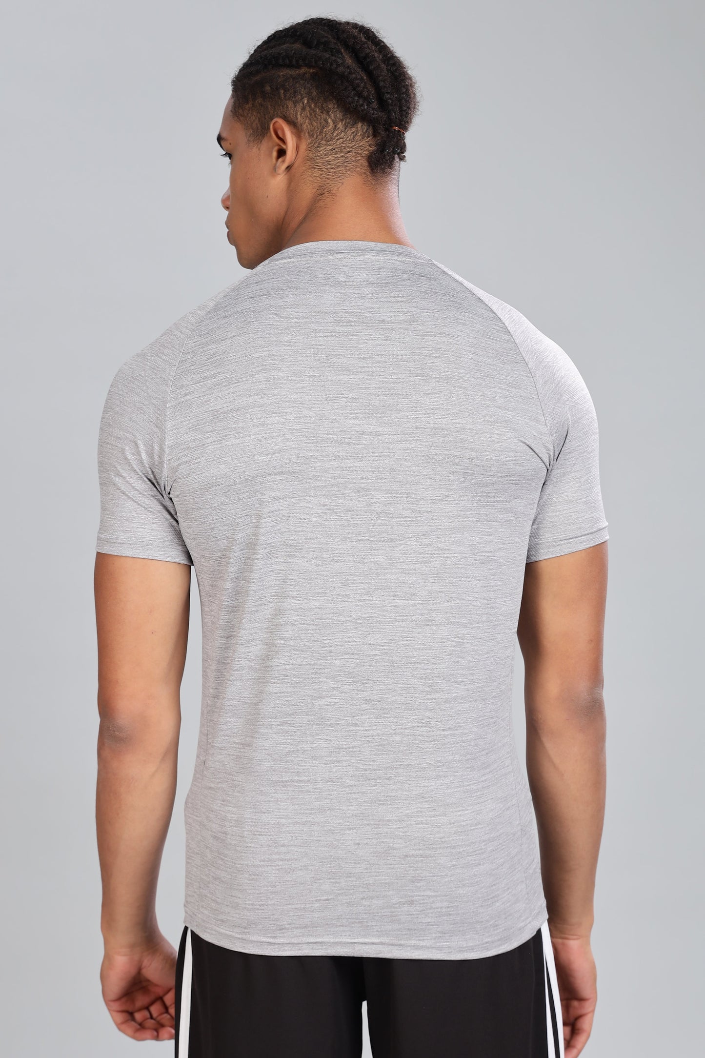 Vital Half Sleeve T-shirt - Light Grey