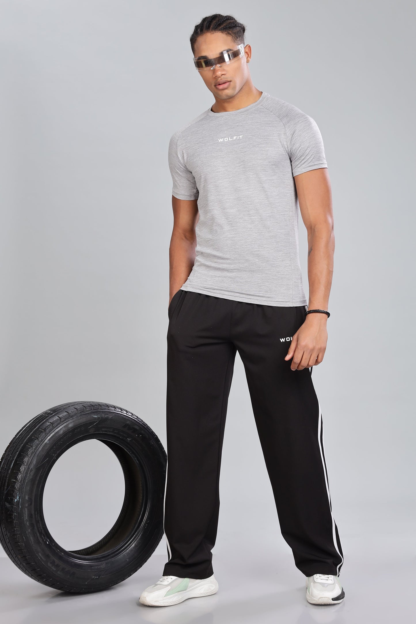 Vital Half Sleeve T-shirt - Light Grey
