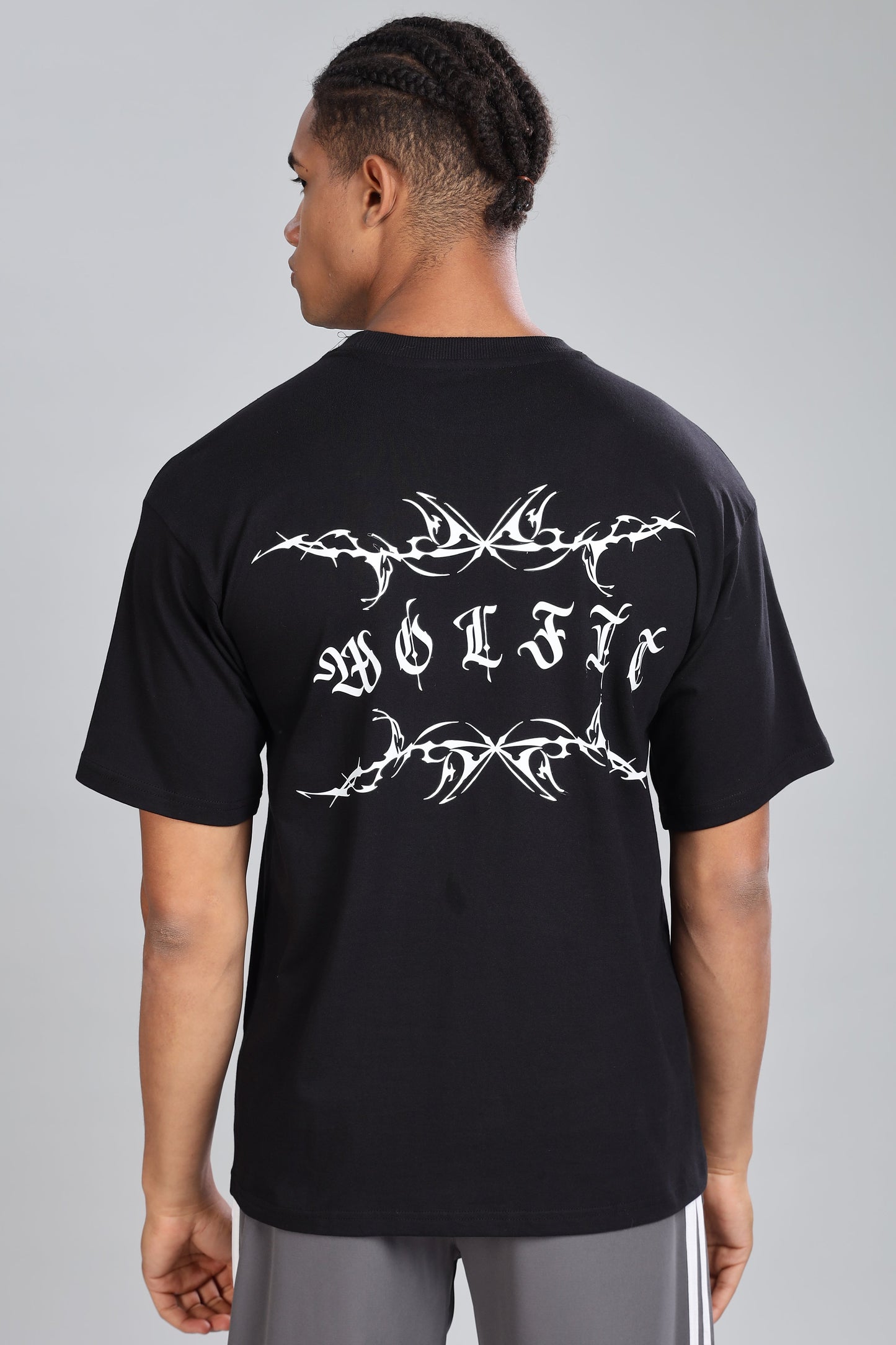 109 Alpha Drip Oversize Tshirt - Black
