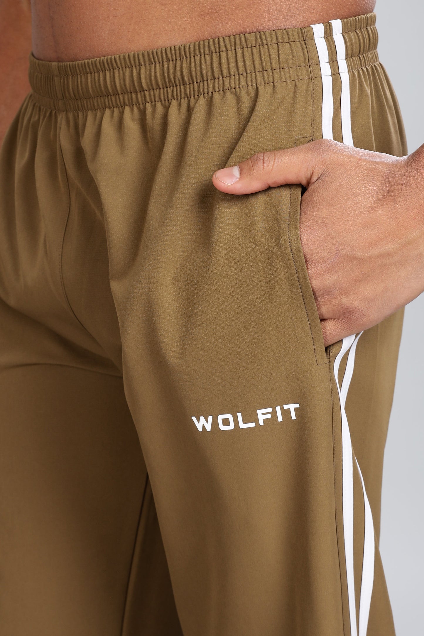Retro Bootcut Trackpant - Brown
