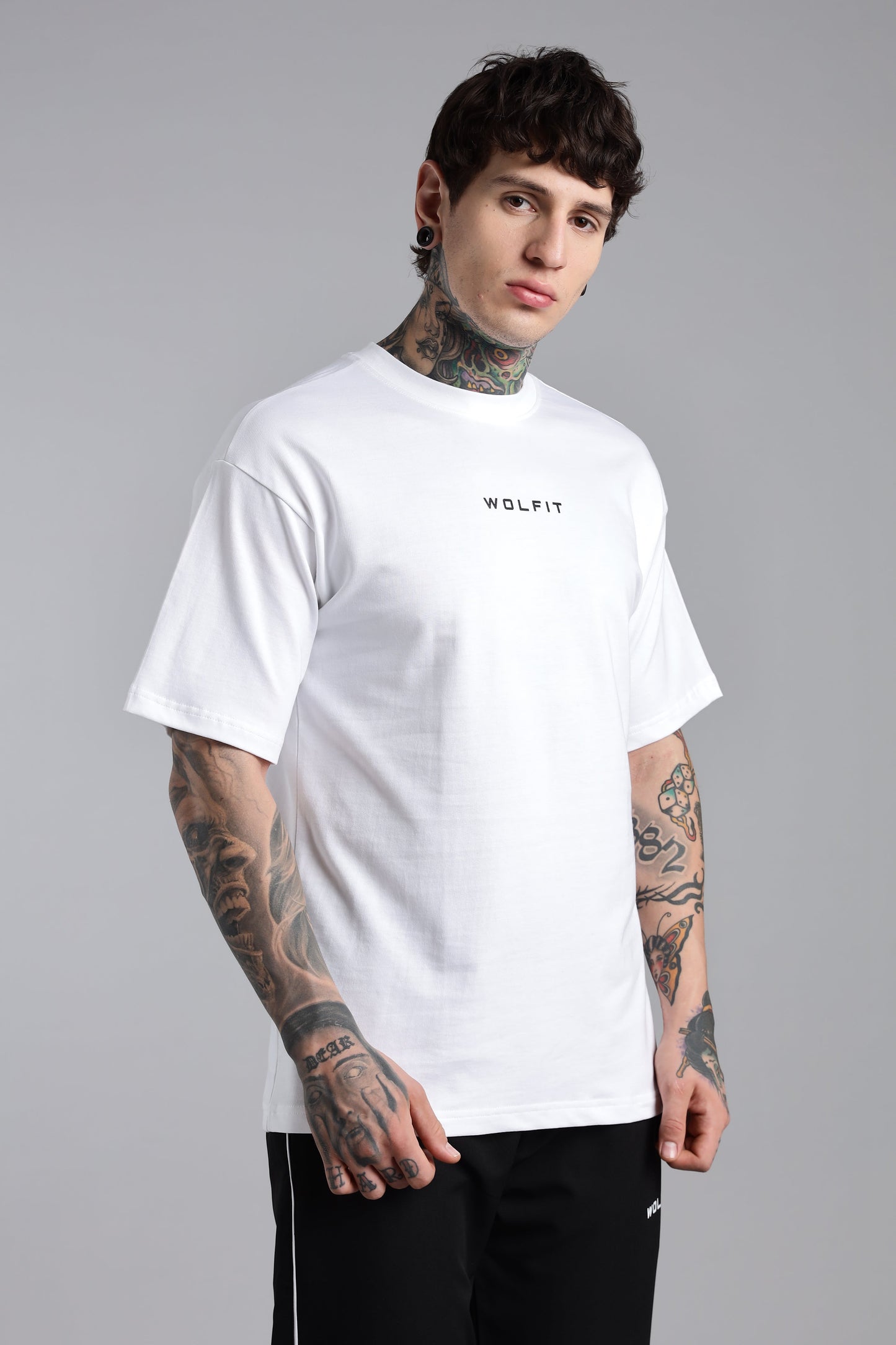 110 Lifting Club Oversize Tshirt - White