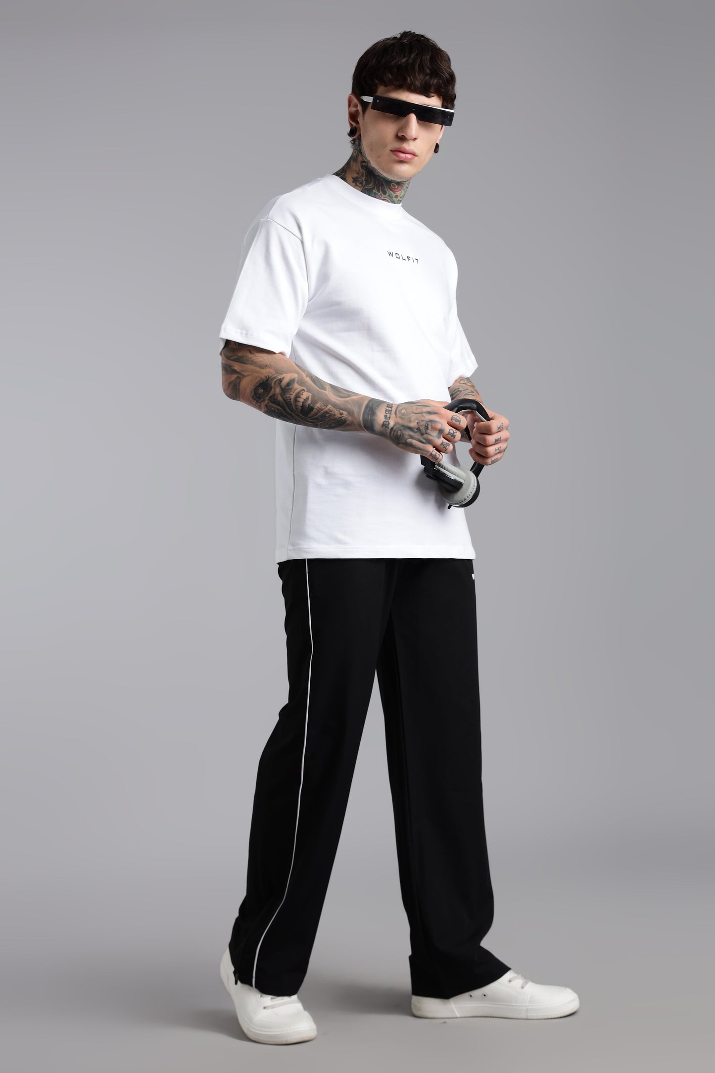 Classic Bootcut Trackpant - Black