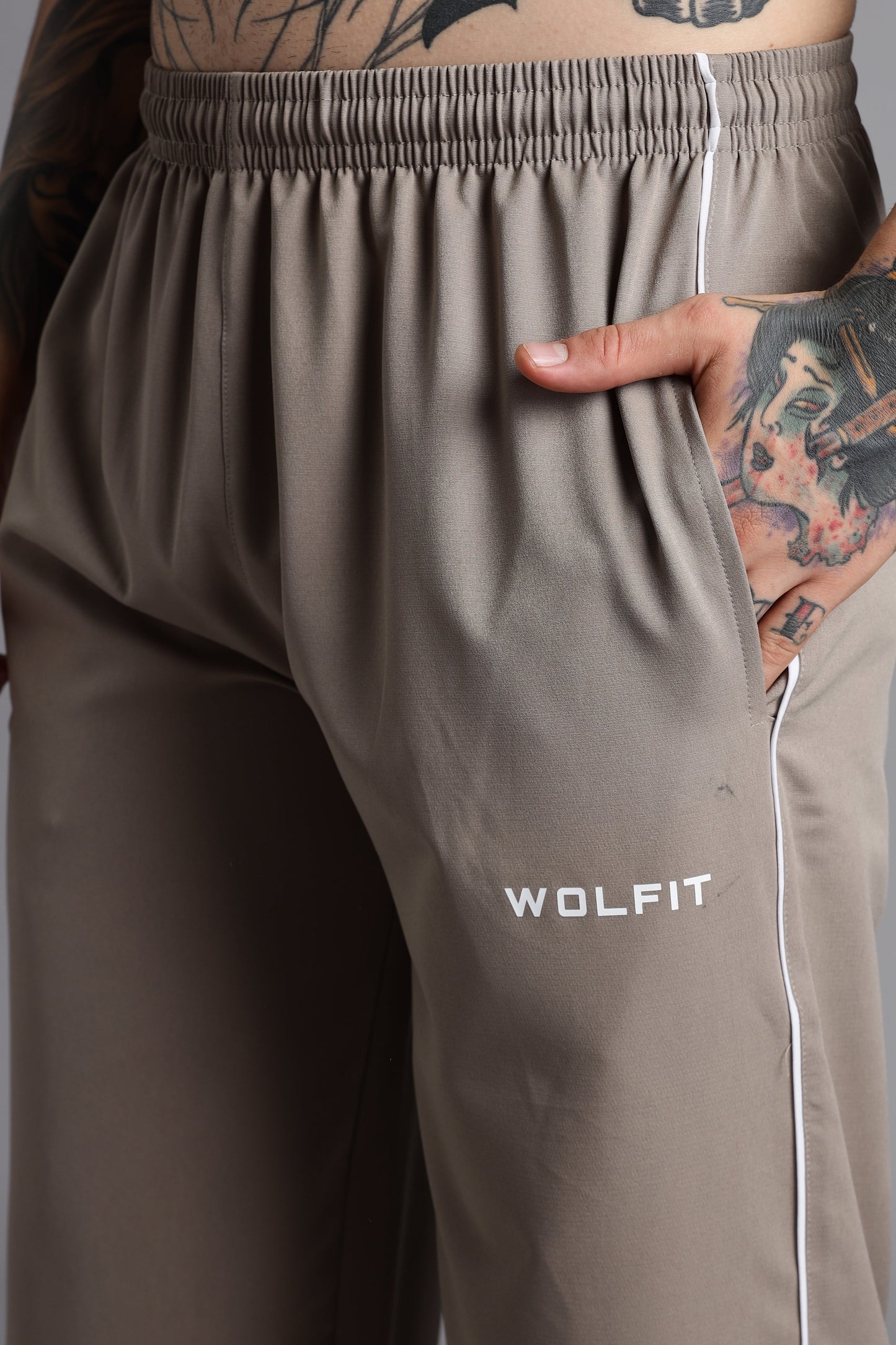 Classic Bootcut Trackpant - Mink