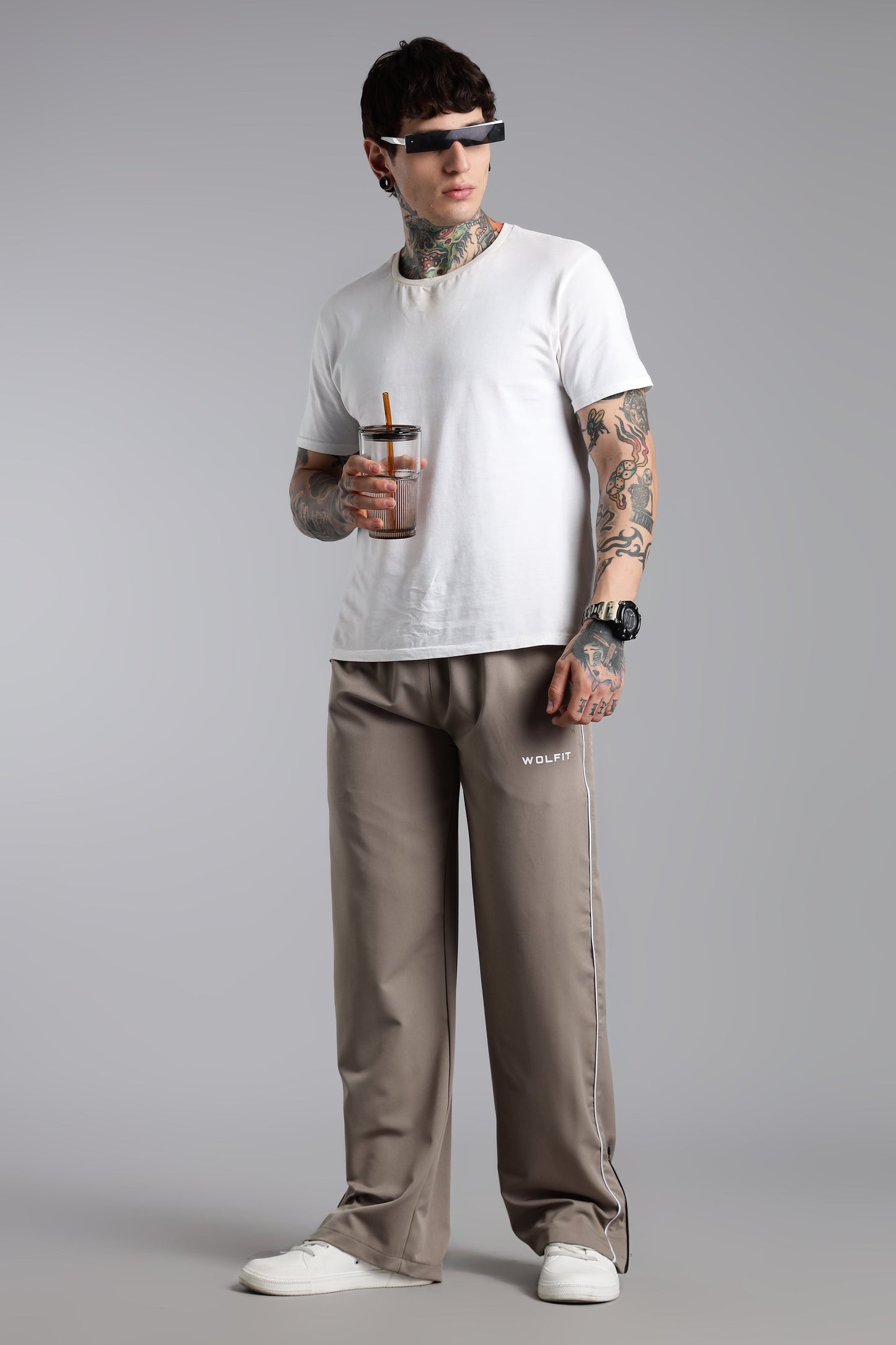 Classic Bootcut Trackpant - Mink