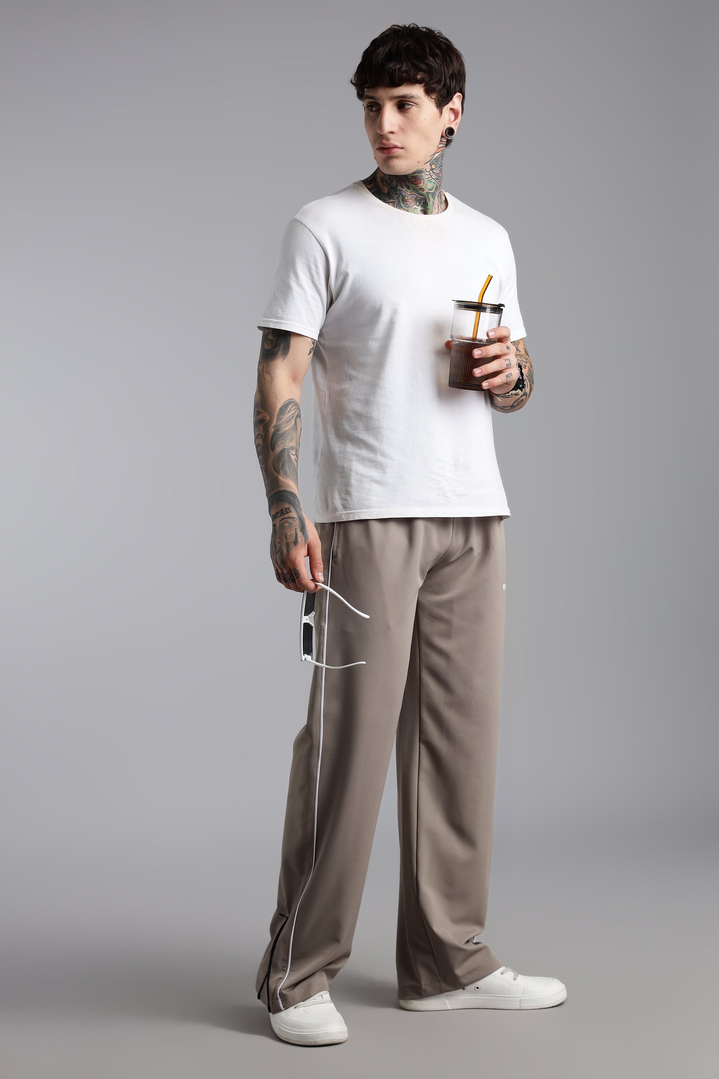 Classic Bootcut Trackpant - Mink