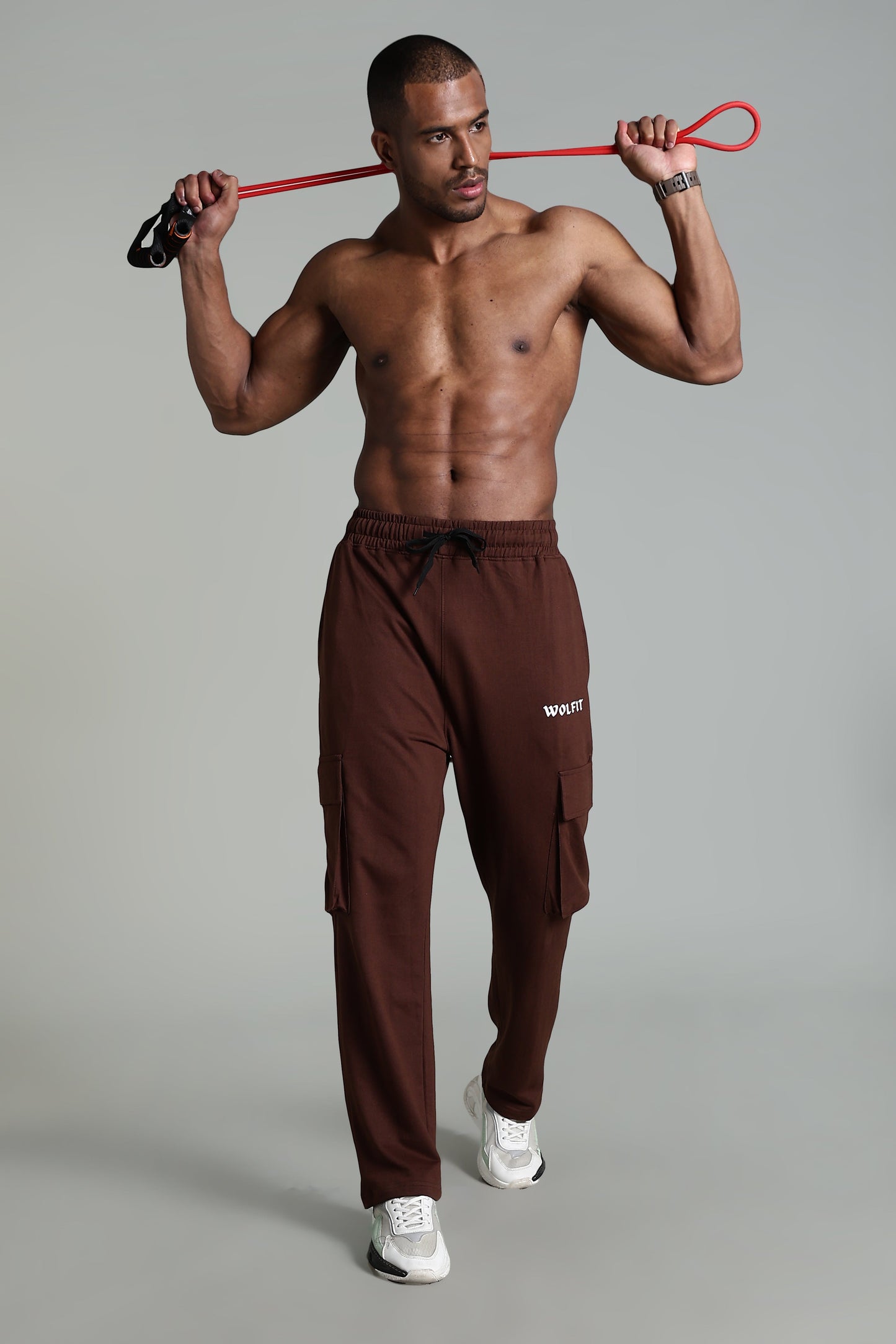 DIVINE STRAIGHTFIT CARGO - DARK BROWN