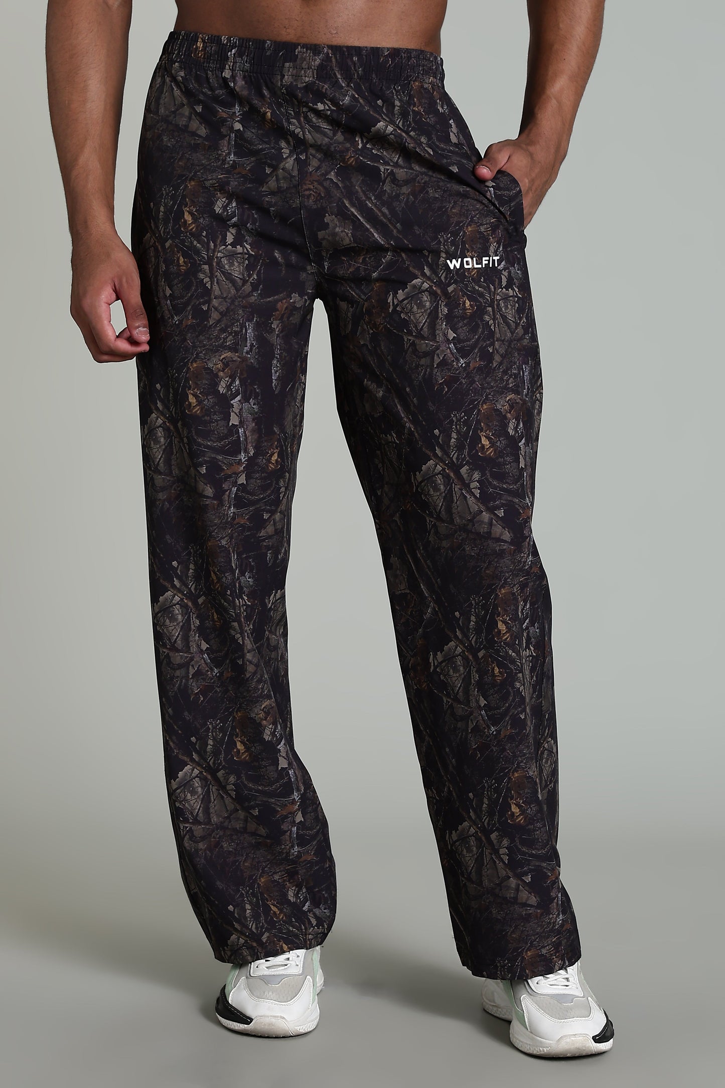 OUTLAND CAMOUFLAGE TRACK PANT- SNAKE GREEN