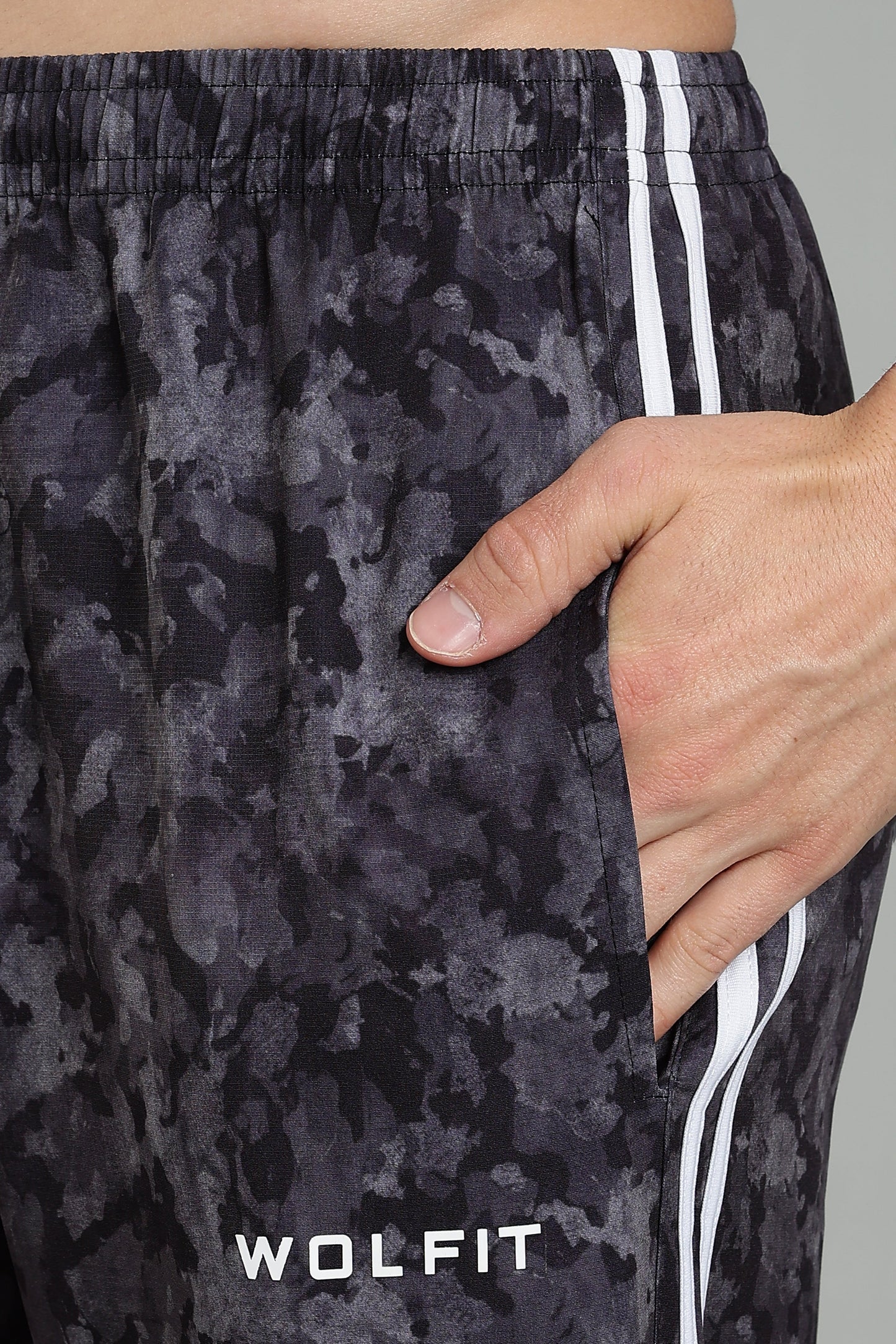 Retro 2.0 Bootcut Trackpant- Black Camo