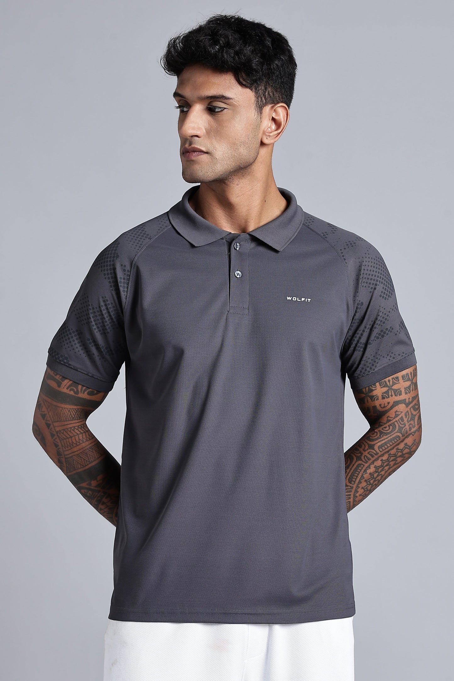Performance Polo Tshirt - Grey