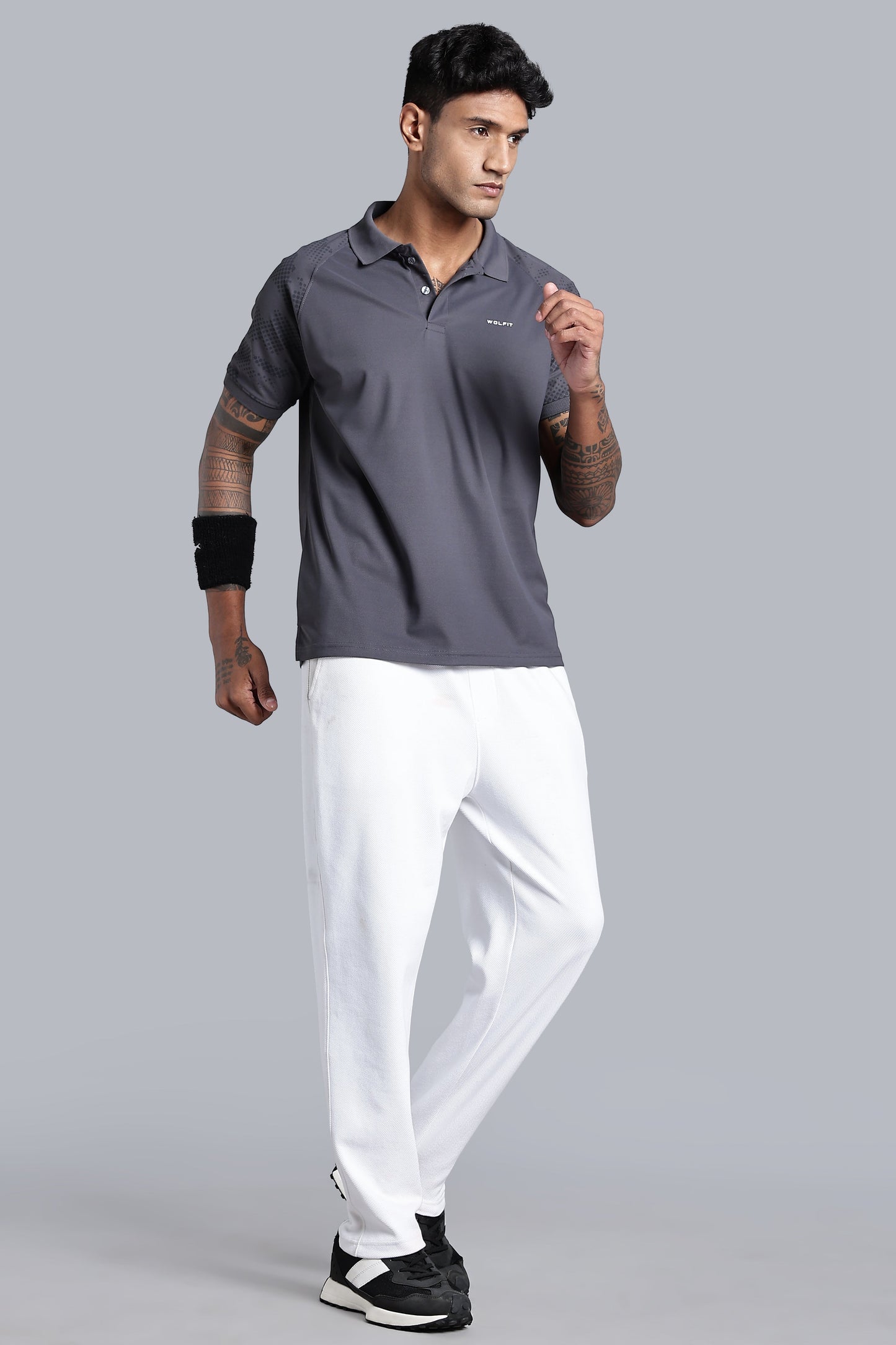 Performance Polo Tshirt - Grey