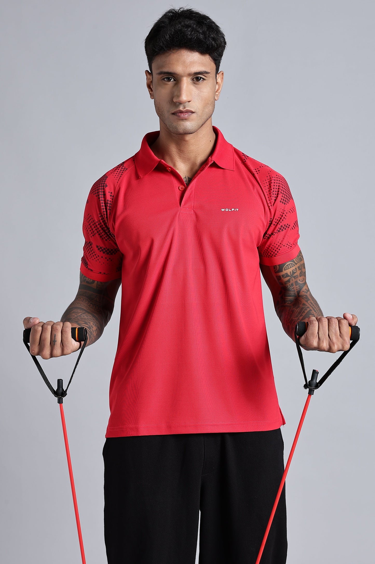 Performance Polo Tshirt - Red