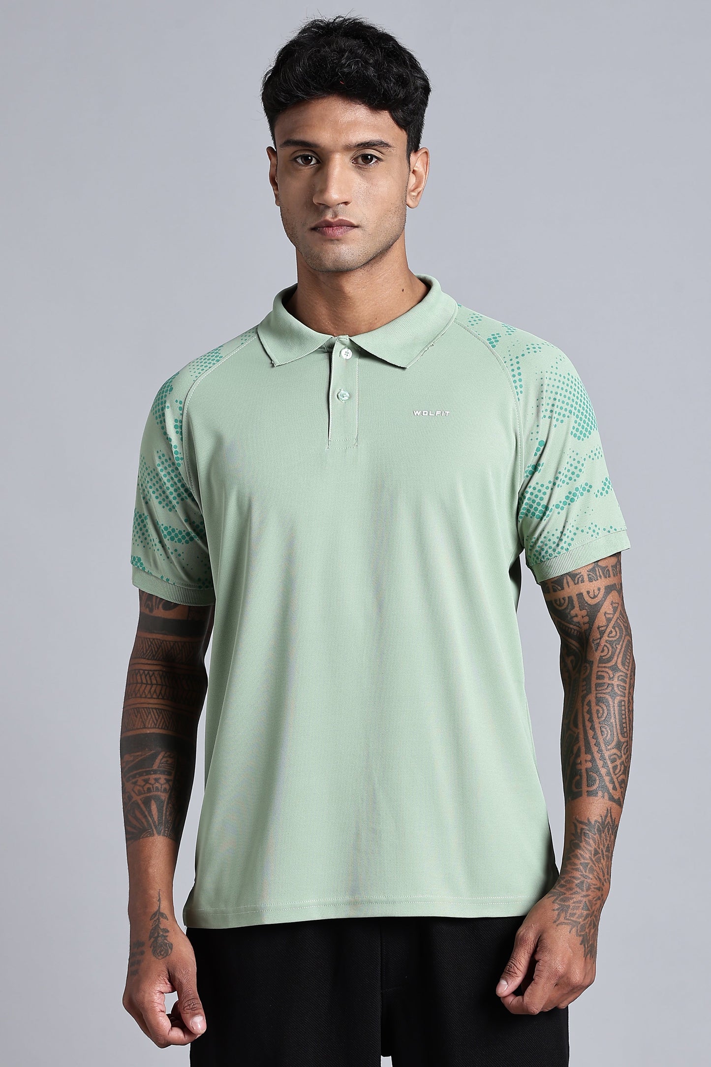 Performance Polo Tshirt - Pista Green