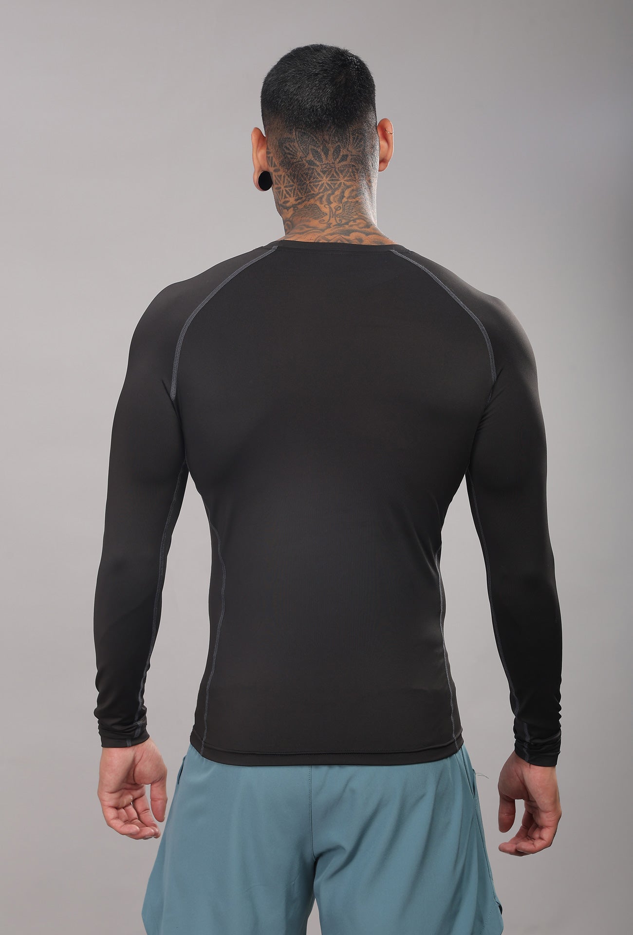 504 Evolve compression tshirt Full sleeve - Black
