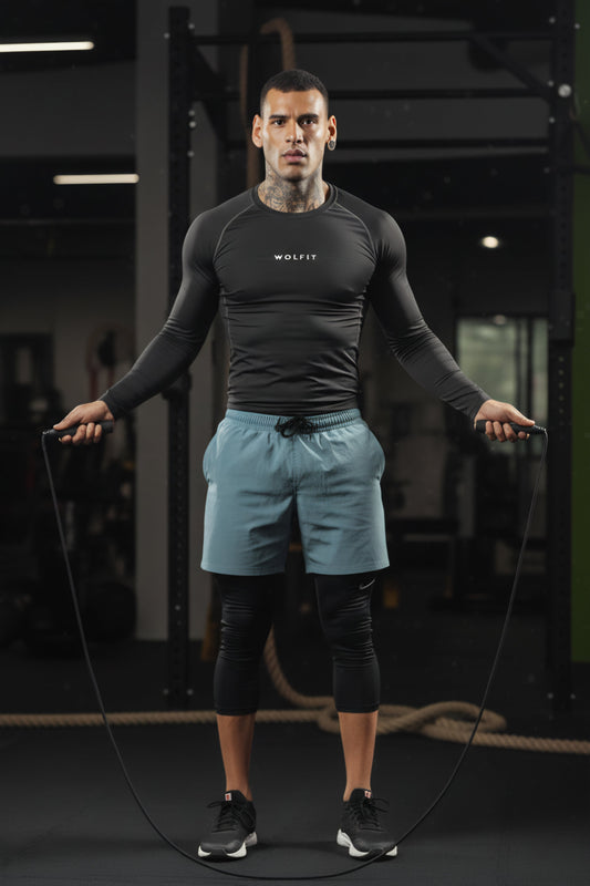 504 Evolve compression tshirt Full sleeve - Black