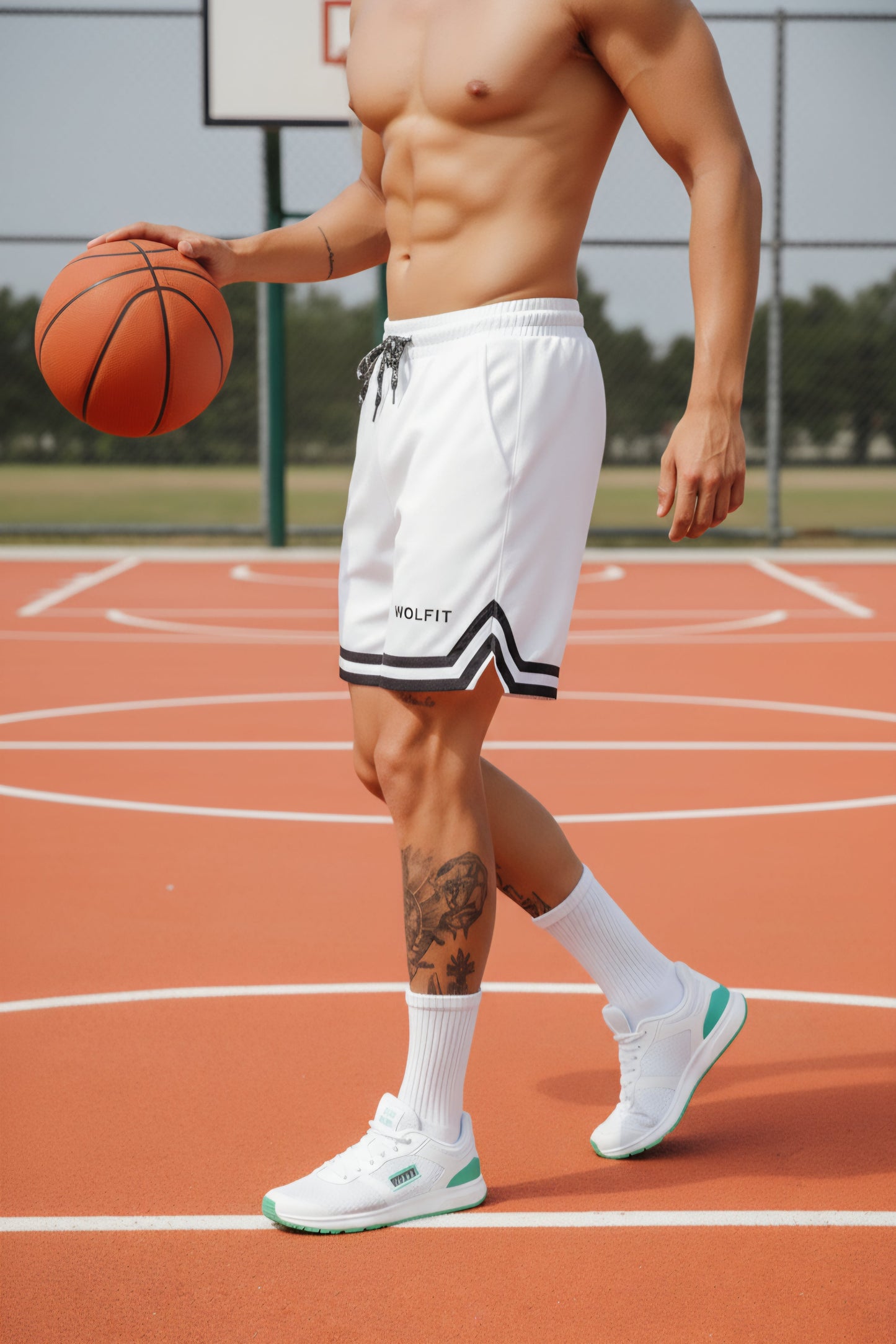 Evolve Mesh Shorts – White