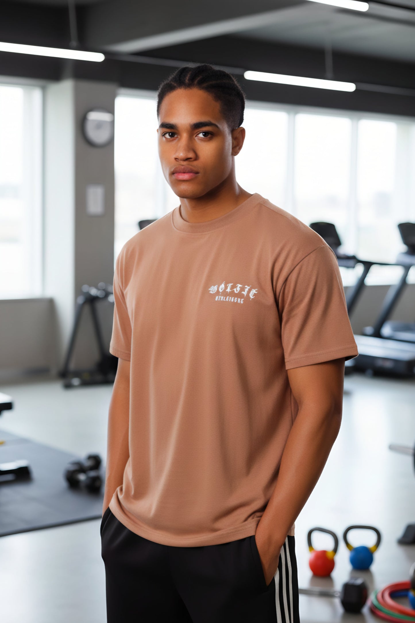 109 Alpha Drip Oversize Tshirt - Skin