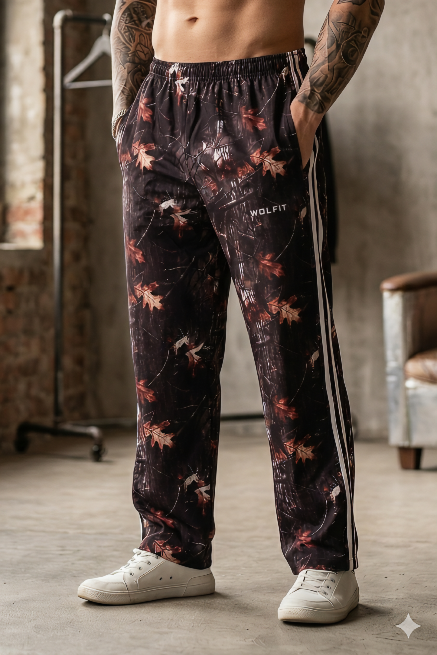Retro 2.0 Bootcut Trackpant- Tree Camo