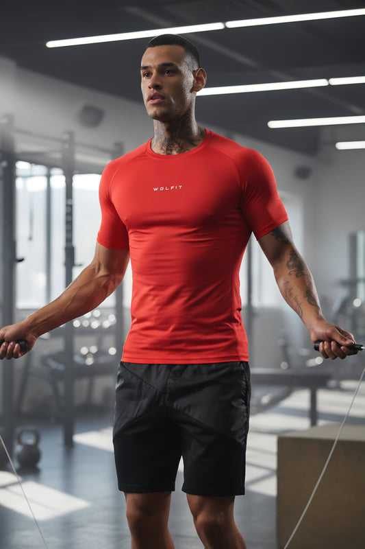 503 Evolve compression tshirt half sleeve - Red
