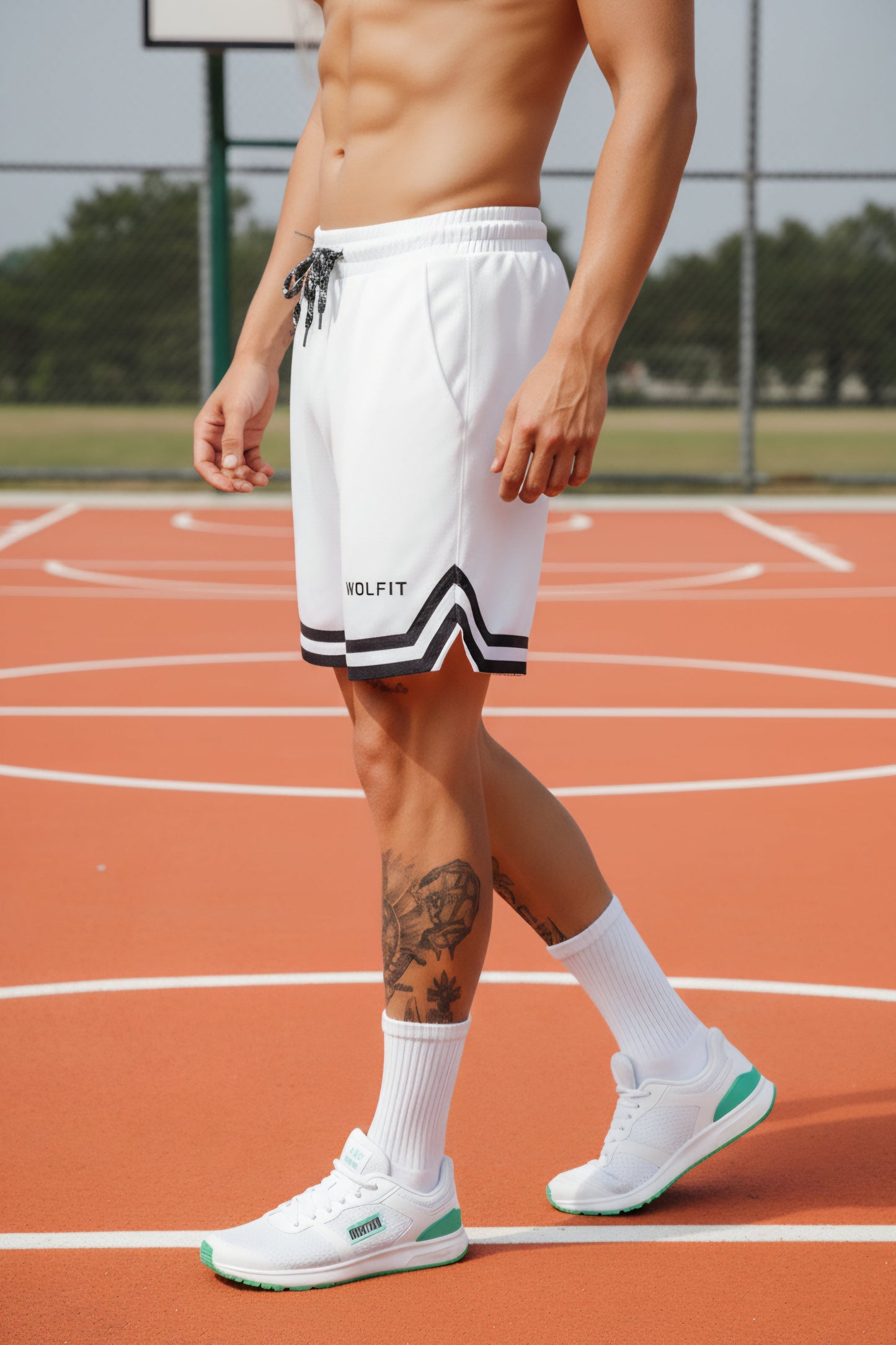 Evolve Mesh Shorts – White